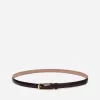Croco Leather Belt