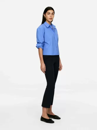 Cropped Cotton Shirt Cropped Cotton Shirt