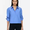 Cropped Cotton Shirt