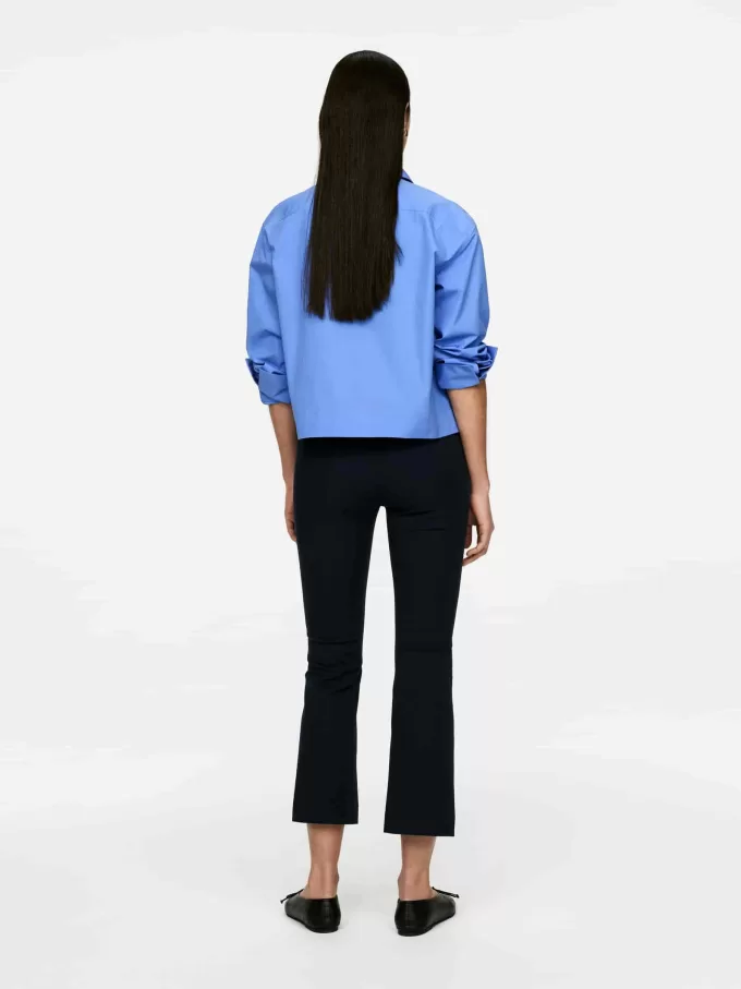 Cropped Cotton Shirt