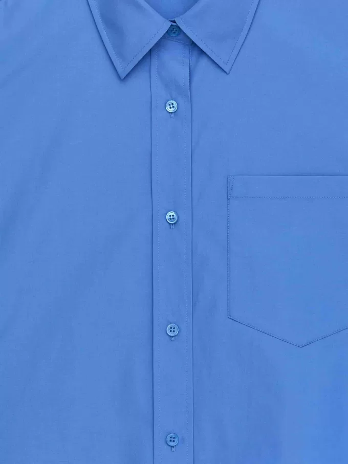 Cropped Cotton Shirt