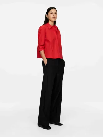 Cropped Cotton Shirt