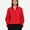 Cropped Cotton Shirt