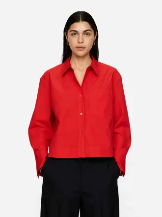 Cropped Cotton Shirt