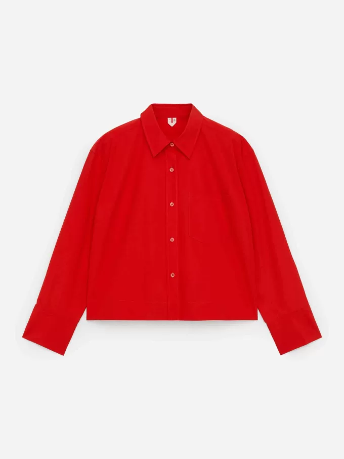 Cropped Cotton Shirt