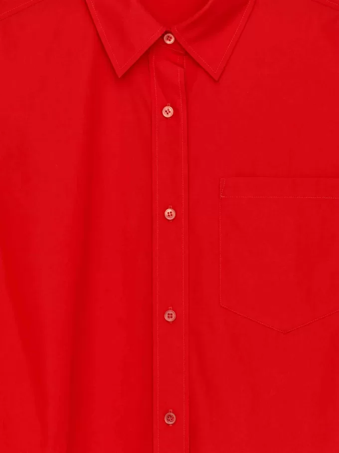 Cropped Cotton Shirt