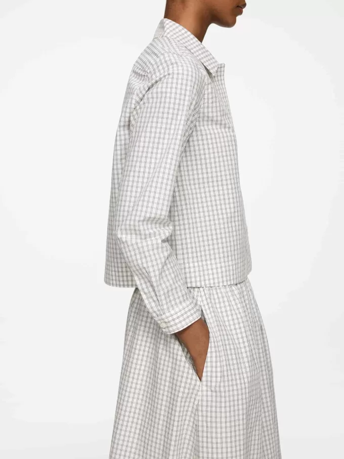 Cropped Cotton Shirt