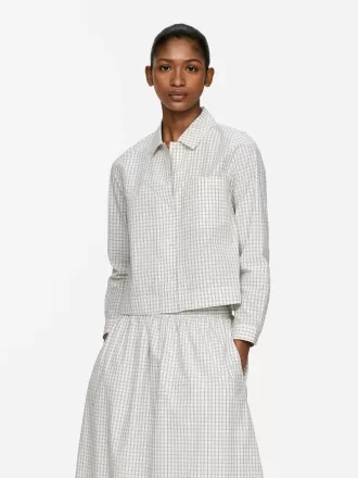 Cropped Cotton Shirt