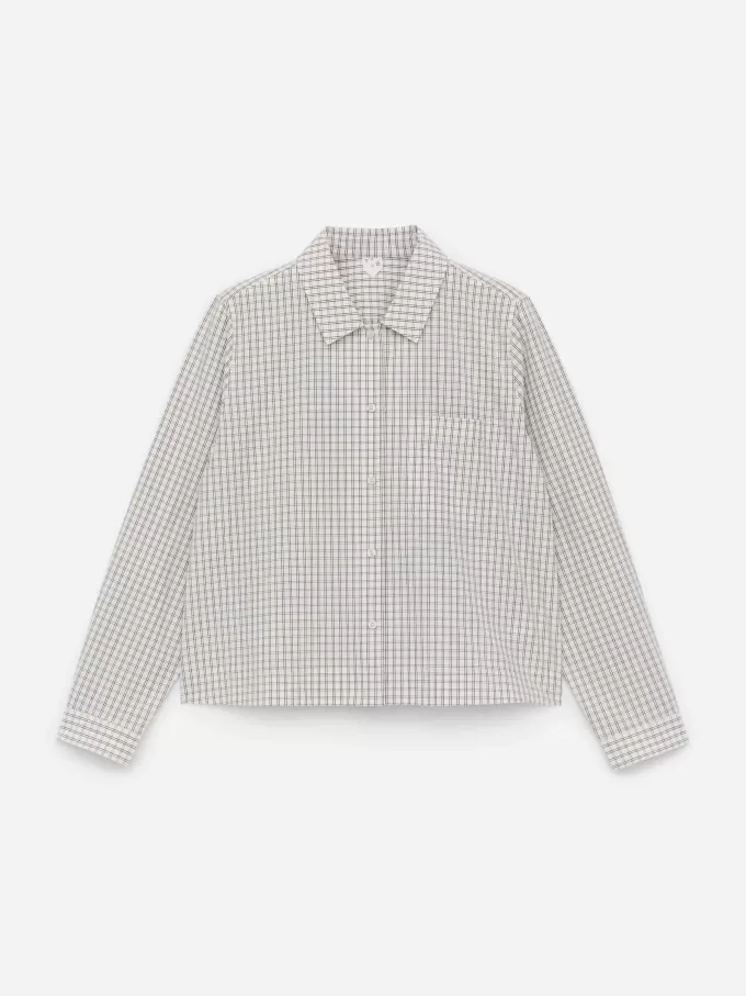 Cropped Cotton Shirt