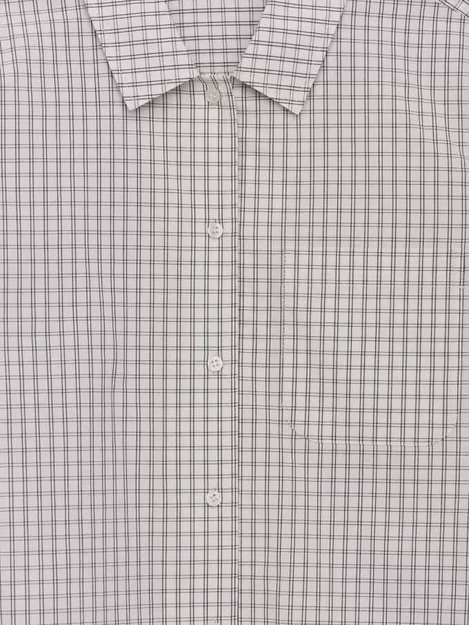 Cropped Cotton Shirt