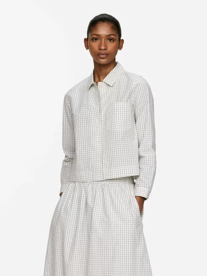 Cropped Cotton Shirt