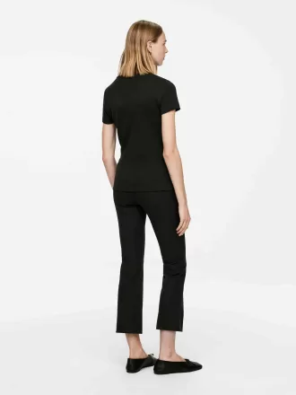 Cropped Crease-Front Trousers