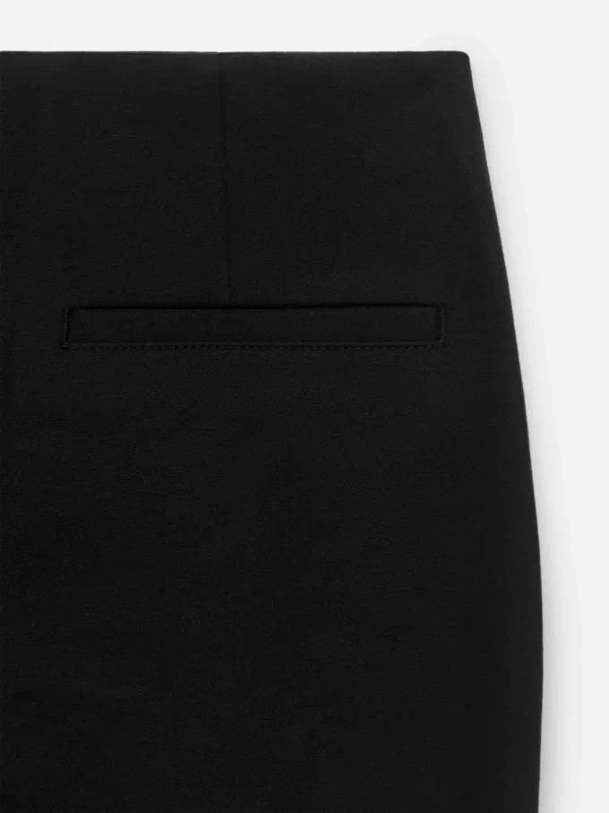 Cropped Crease-Front Trousers