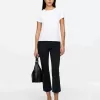 Cropped Crease-Front Trousers