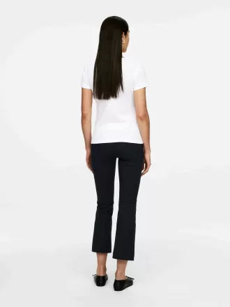 Cropped Crease-Front Trousers