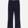 Cropped Crease-Front Trousers