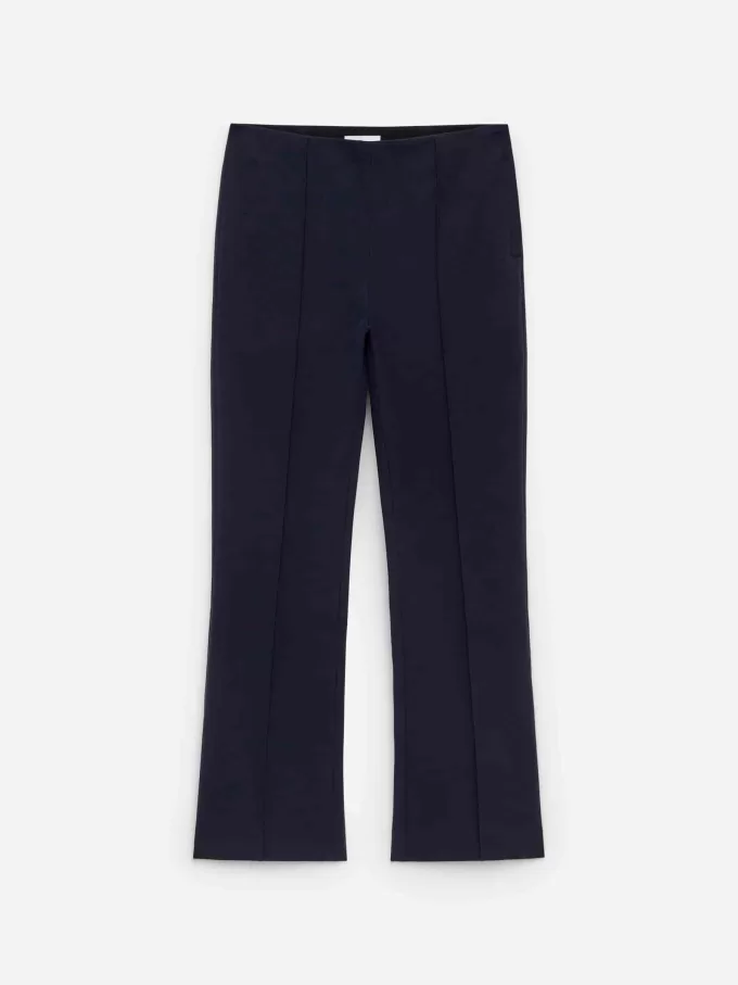 Cropped Crease-Front Trousers