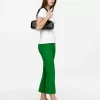 Cropped Crease-Front Trousers