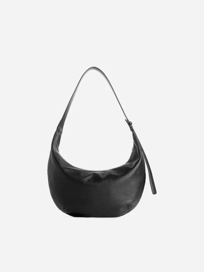 Curved Leather Bag Curved Leather Bag