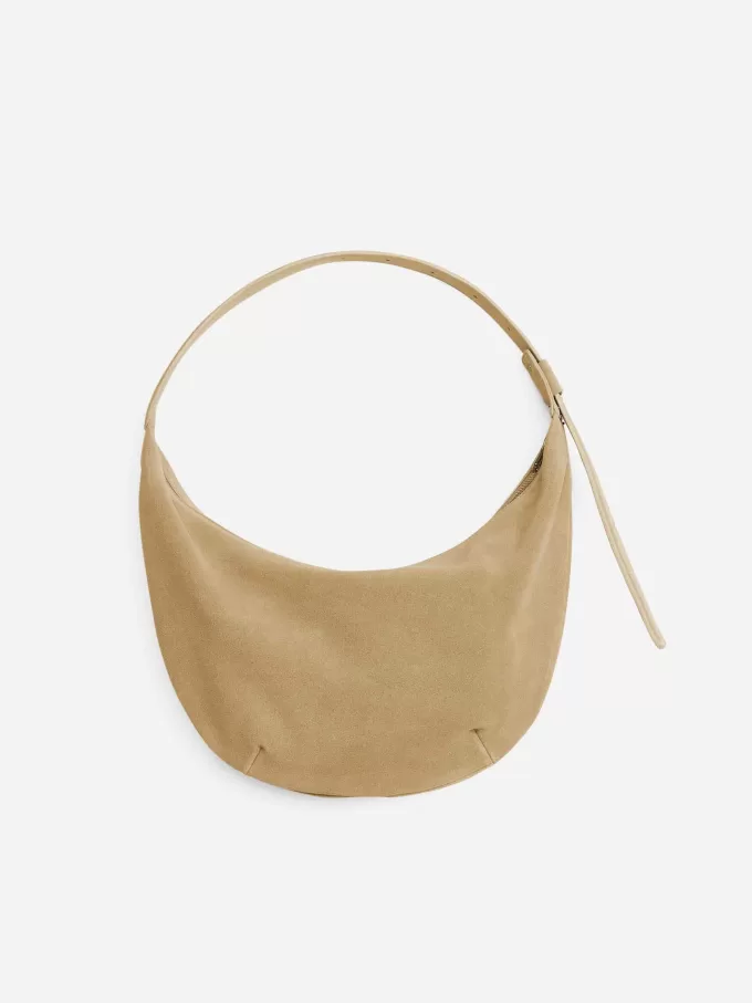 Curved Suede Bag Curved Suede Bag