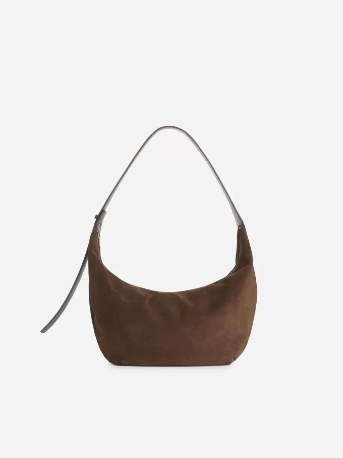 Curved Suede Bag Curved Suede Bag
