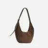 Curved Suede Bag Curved Suede Bag