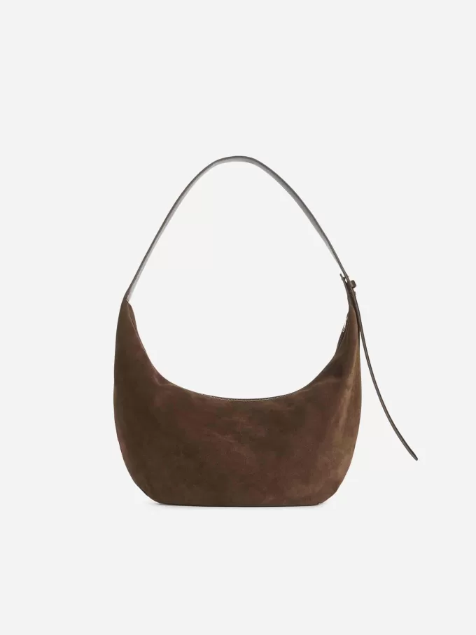 Curved Suede Bag Curved Suede Bag