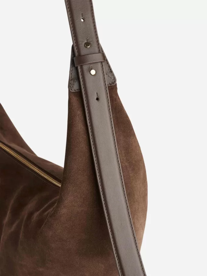Curved Suede Bag Curved Suede Bag