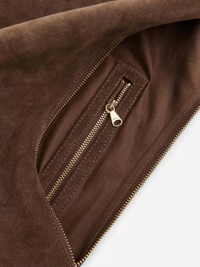 Curved Suede Bag Curved Suede Bag
