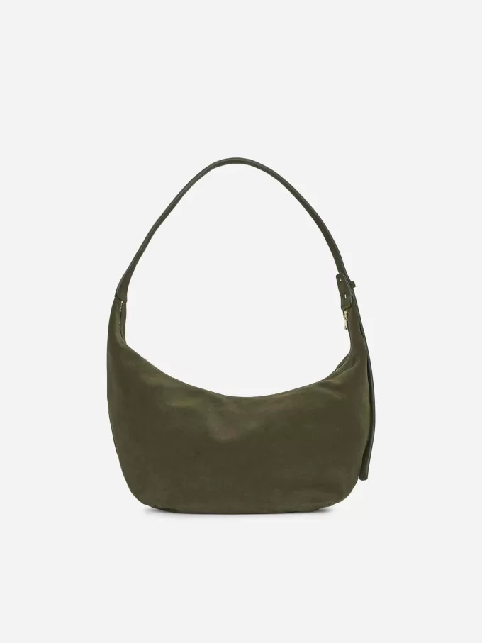 Curved Suede Bag Curved Suede Bag