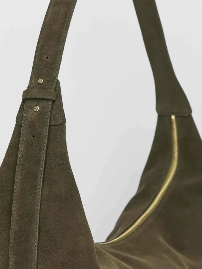 Curved Suede Bag Curved Suede Bag