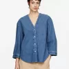 Denim Blouse