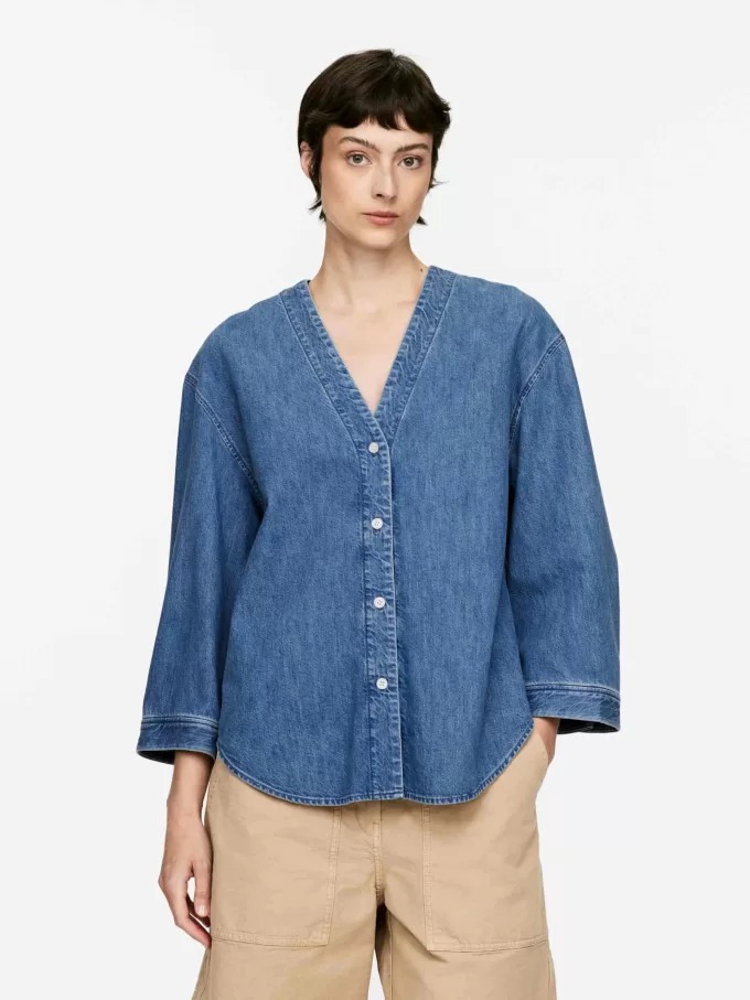 Denim Blouse