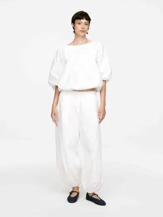 Denim Mary Jane Flats