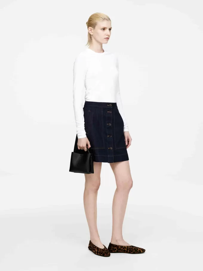 Denim Mini Skirt