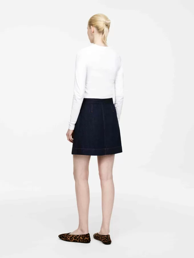 Denim Mini Skirt