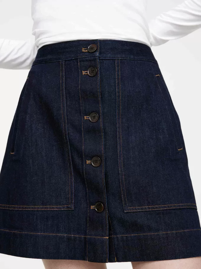 Denim Mini Skirt