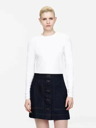 Denim Mini Skirt