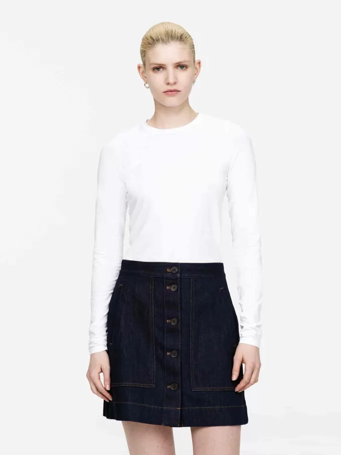 Denim Mini Skirt