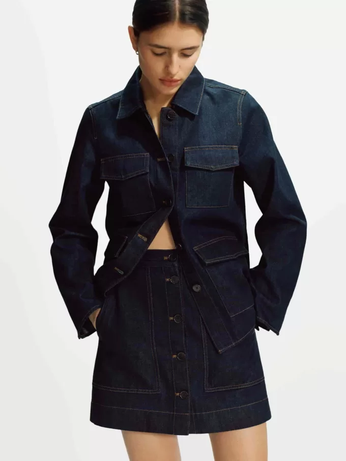 Denim Mini Skirt