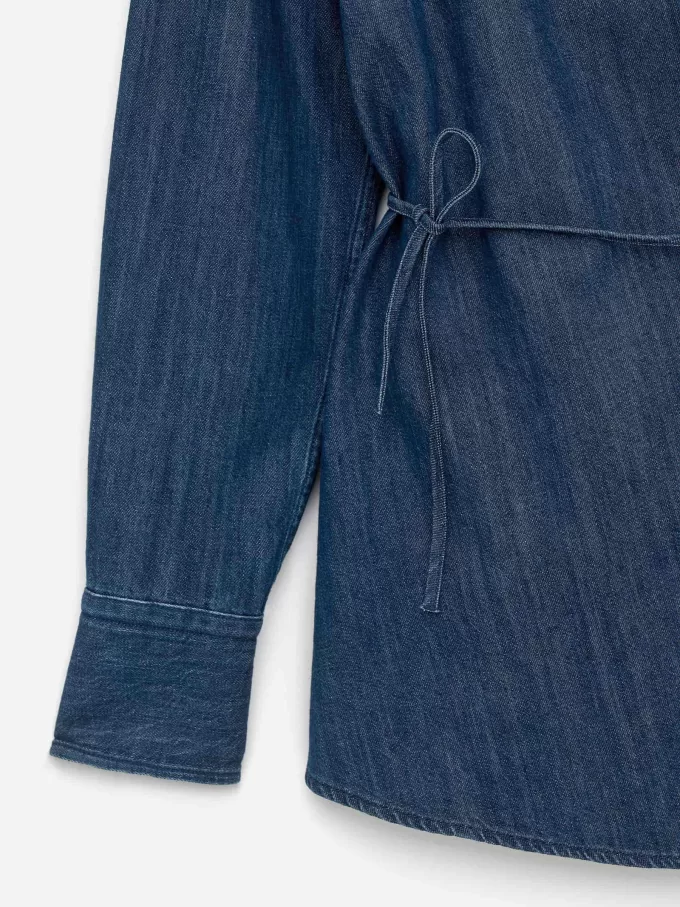 Denim Wrap Shirt Denim Wrap Shirt