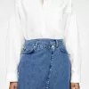 Denim Wrap Skirt