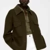 Double-Face Wool Overshirt