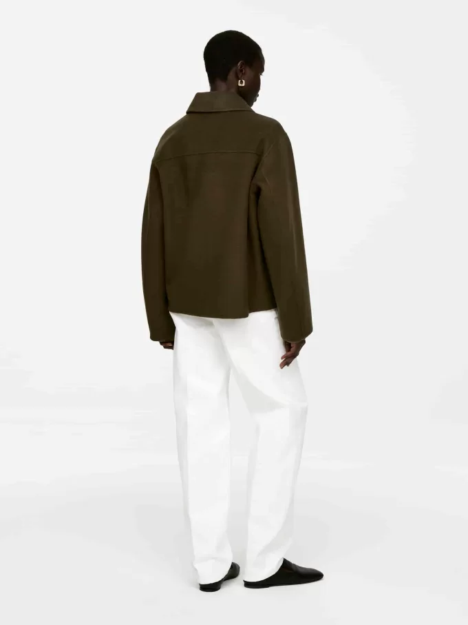 Double-Face Wool Overshirt