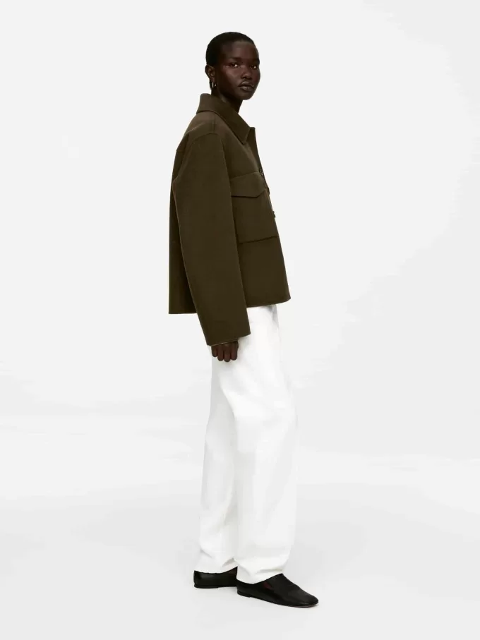 Double-Face Wool Overshirt