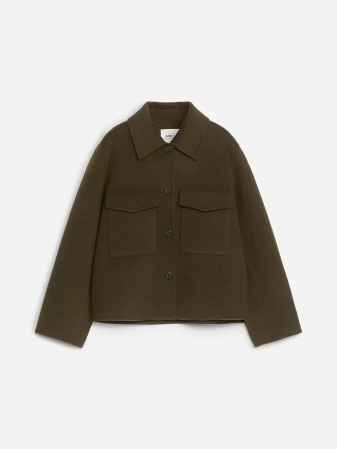 Double-Face Wool Overshirt