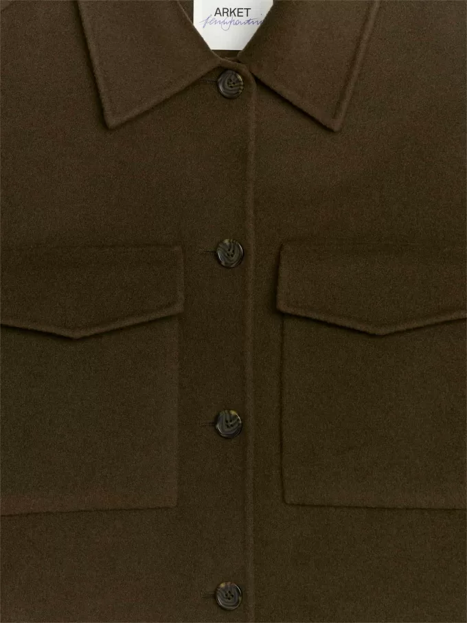 Double-Face Wool Overshirt