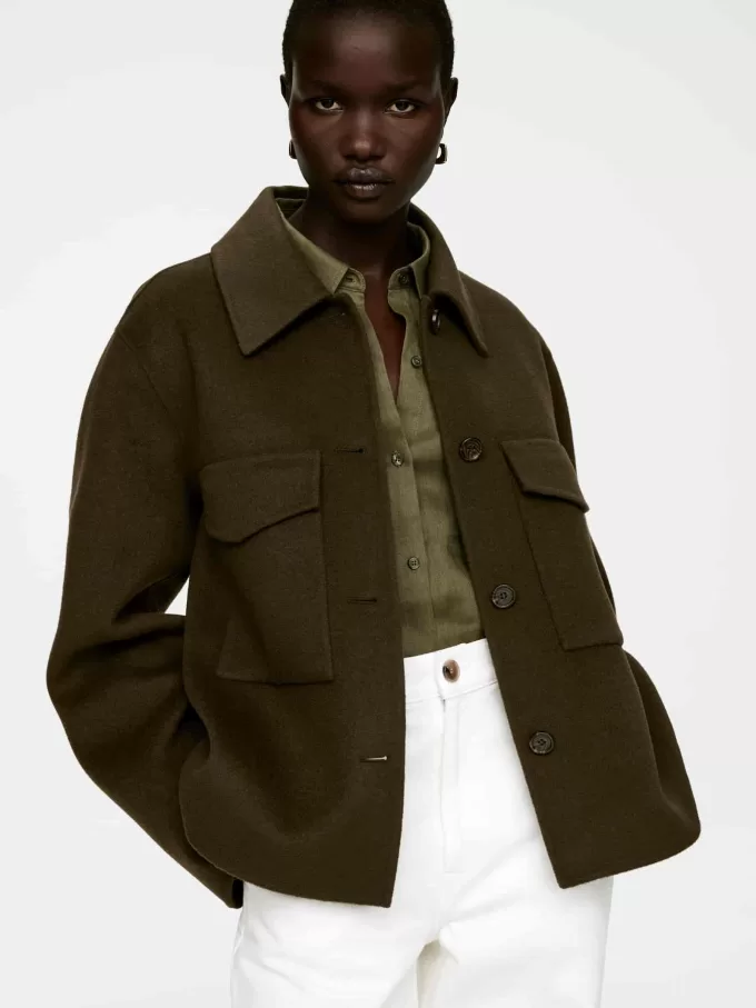 Double-Face Wool Overshirt