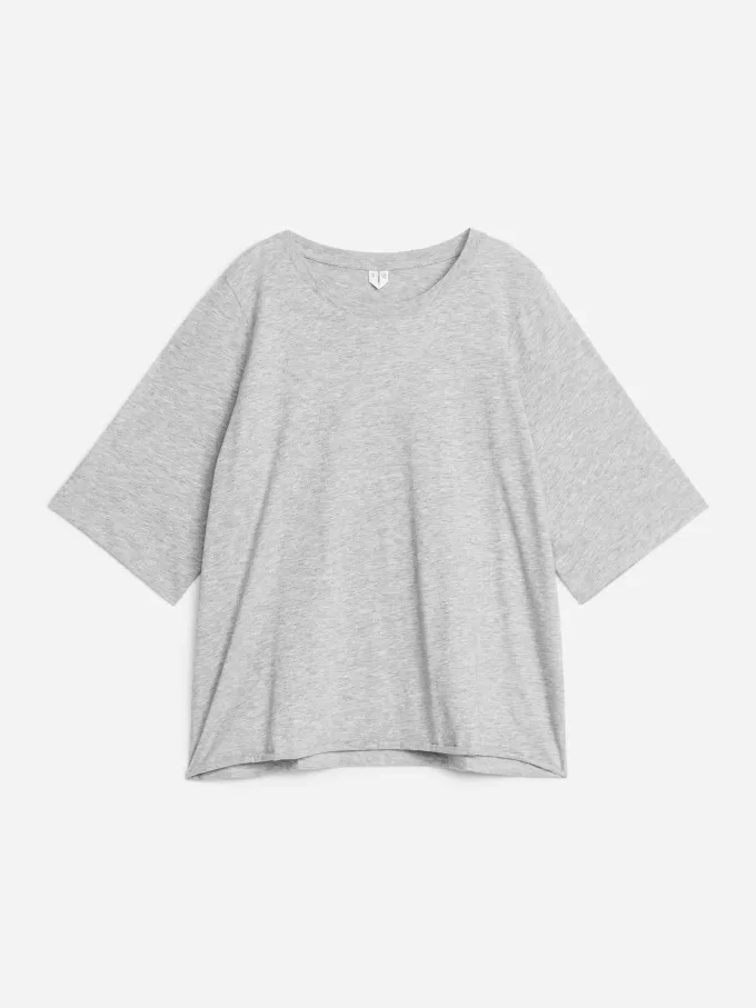 Drapy Cotton T-Shirt