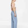 Drawstring Denim Trousers